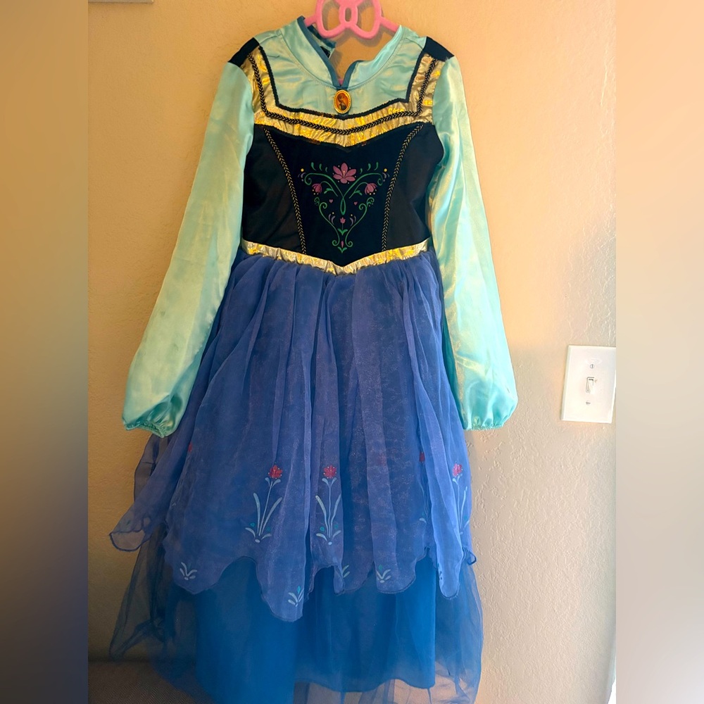 Disney Princess Costume Dress - Aqua and Royal Blue